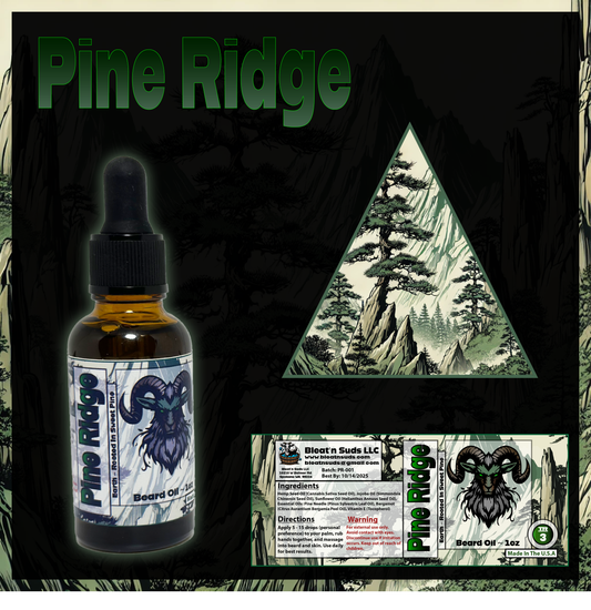 Pine Ridge Beard Oil | Natural & Nourishing | Bleat'n Suds